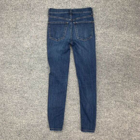 Free People Skinny Jean Womens 24 Destroyed Busted Knee Distressed Denim Zip Fly - Picture 8 of 15